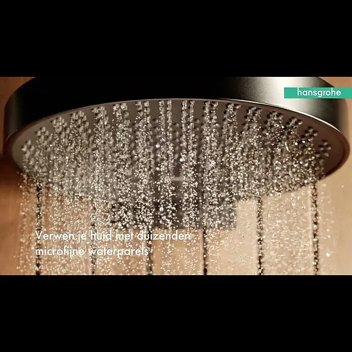Hansgrohe Pulsify Select S Douchekop 105 Activation EcoSmart - Zwart