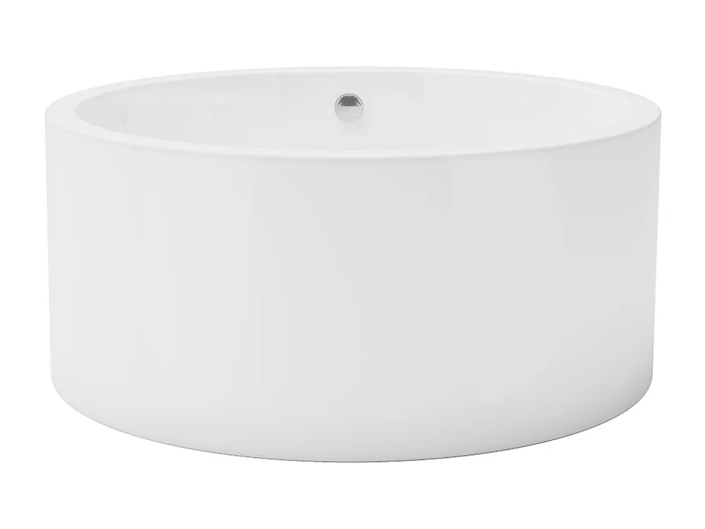 Rond losstaand bad - 165 L - 130 x 130 x 58 cm - Wit - Acryl - LAGUNO - Koop nu online