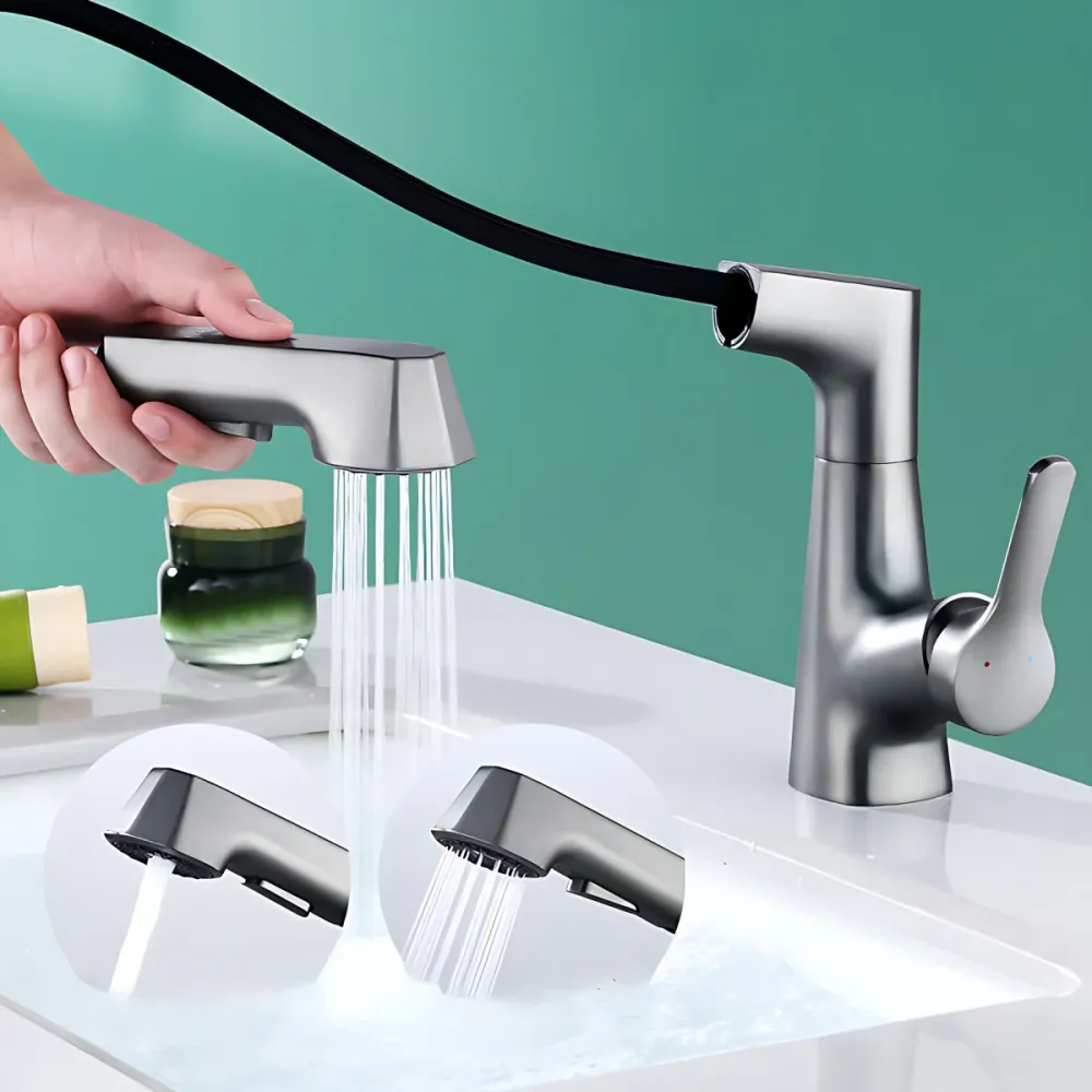 Contemporary Sink Faucet Plian Low Arc Messing Centerset Lavatory Faucet voor Luxe Douche-ervaring Black
