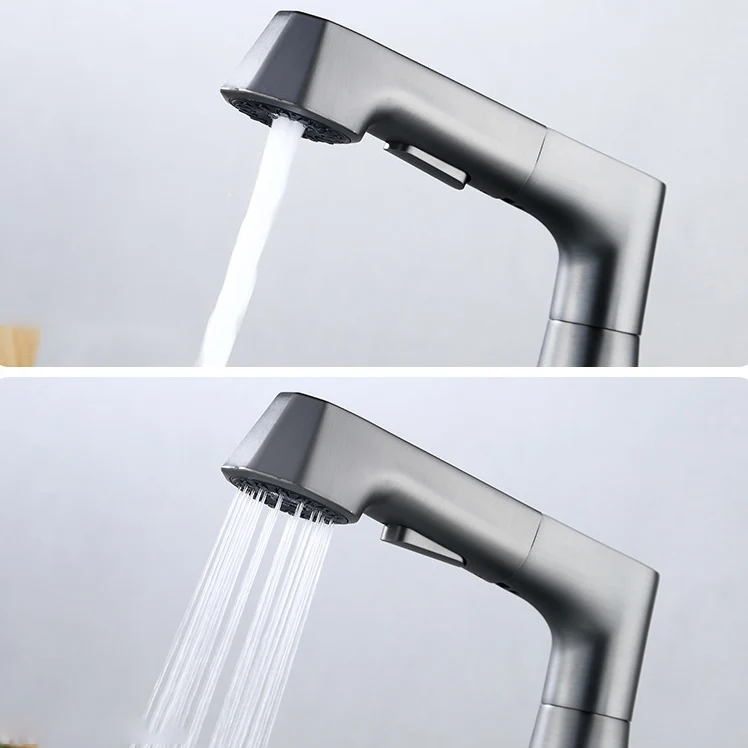 Contemporary Sink Faucet Plian Low Arc Messing Centerset Lavatory Faucet voor Luxe Douche-ervaring Black
