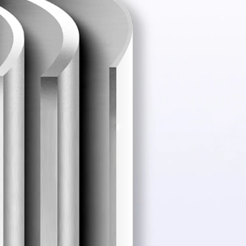 Hands-free White Shower Screen Set Slim Constant Temperature Bathroom Waterfall Rain Shower Head