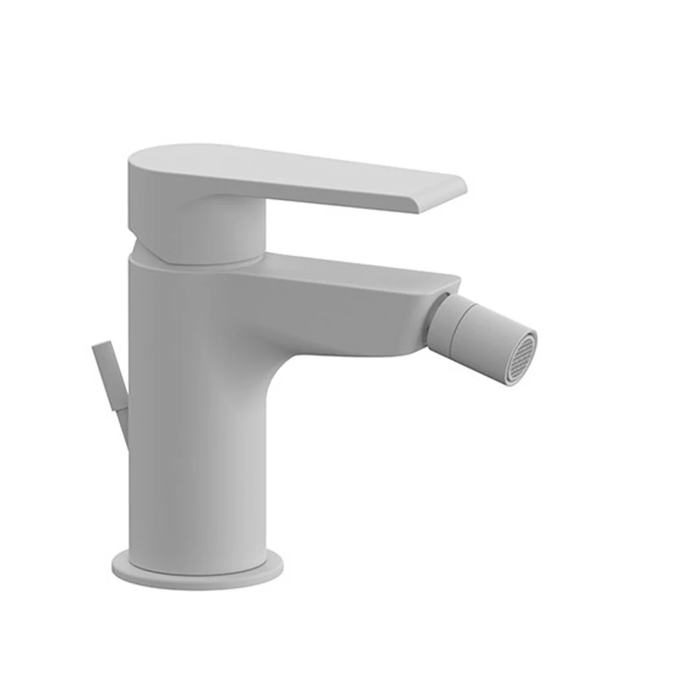High basin and bidet mixer kit Rubinetterie Mariani Artic Matte Wit line