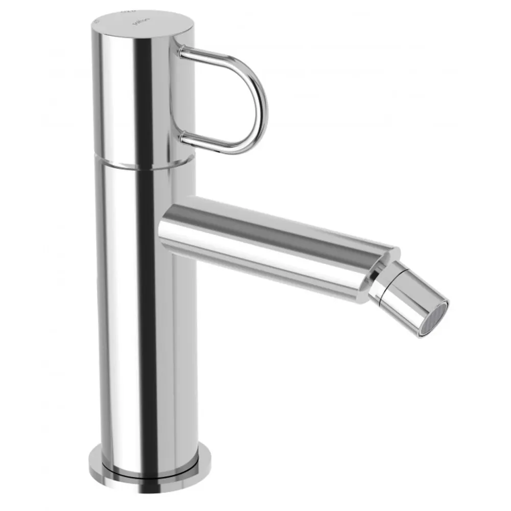 Set basin and bidet mixers click clack drain Paffoni Jocker chrome-plated met Overloopbeveiliging