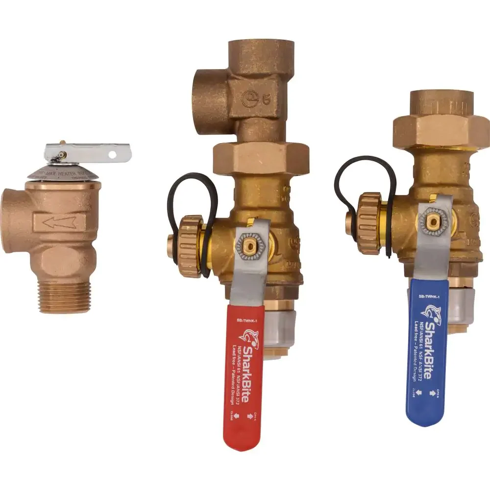 SharkBite 3/4 . Tankless Water Heater Valves Installation Kit - Eenvoudige Montage