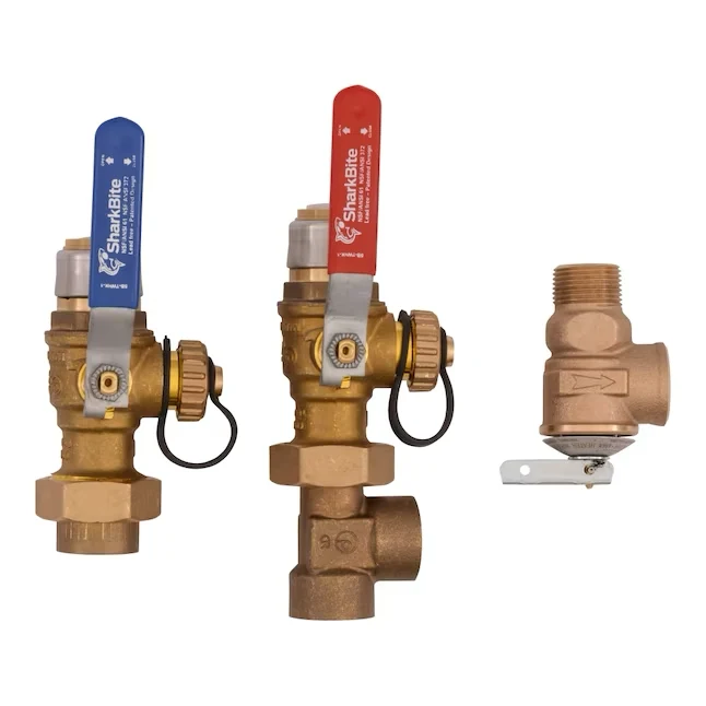 SharkBite 3/4 . Tankless Water Heater Valves Installation Kit - Eenvoudige Montage