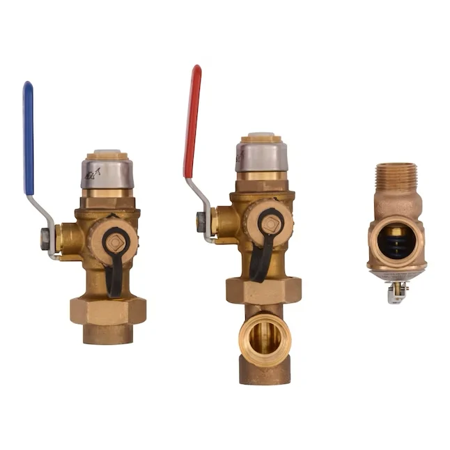 SharkBite 3/4 . Tankless Water Heater Valves Installation Kit - Eenvoudige Montage