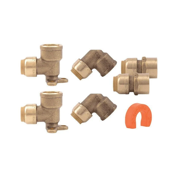 Vloerstaand SharkBite Shower / Tub Connection Kit
