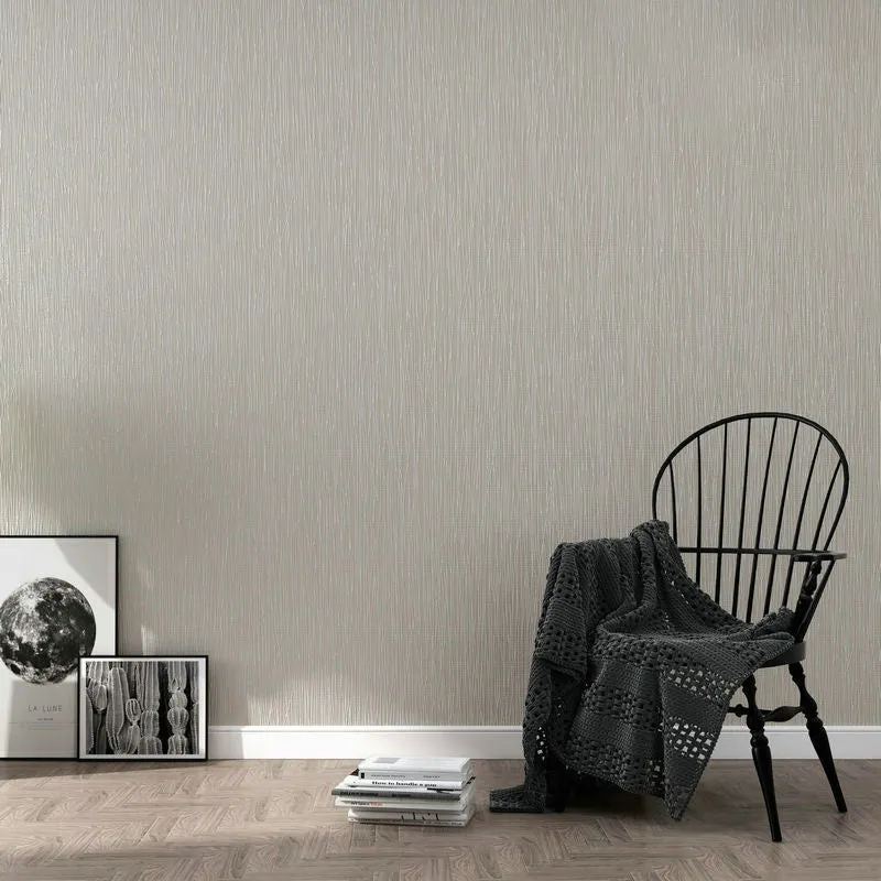 20,5"W x 31'L Wanddecoratie Minimalistisch beperkt gestreept niet-geplakt behang natuurlijke kleuren 25 patronen
