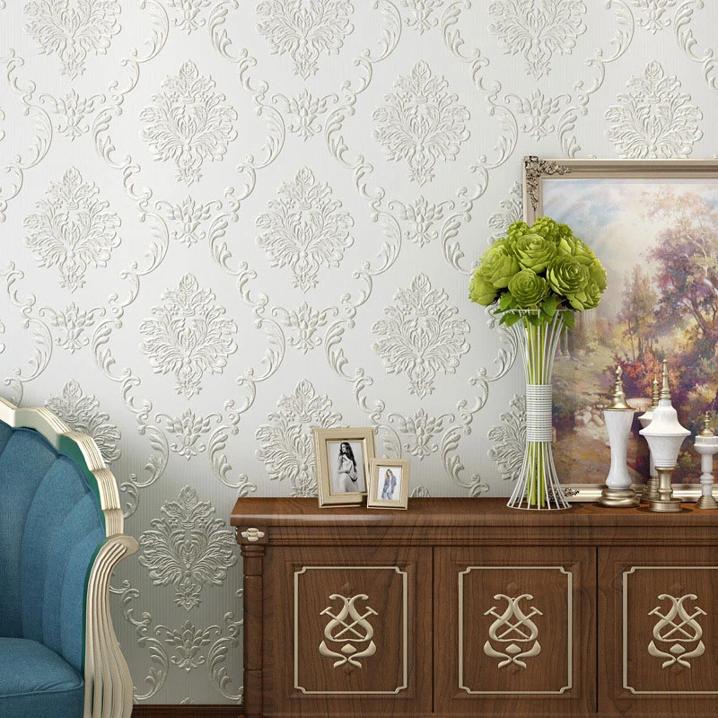 Floral Design Wall Decor 20,5"W x 19,5'L behangrol voor woonkamer, Peel and Stick met behanglijm inbegrepen