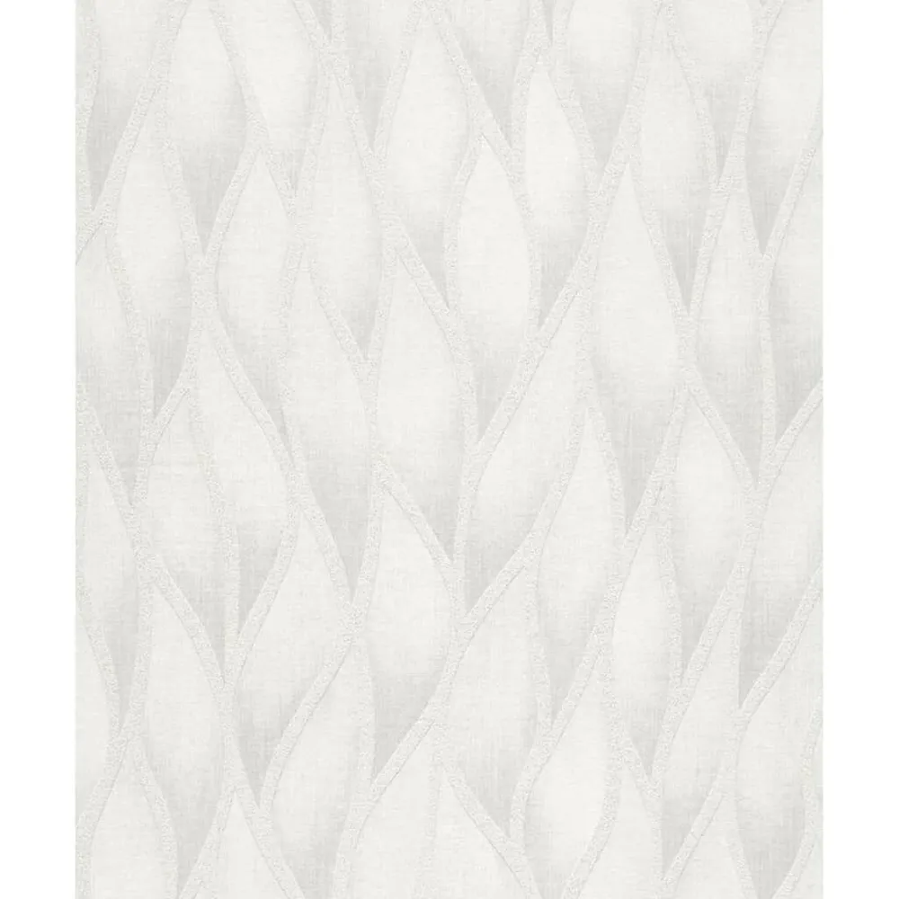 Noordwand Behang Topchic Flames and Drops wit Geschikt voor oneffen muren