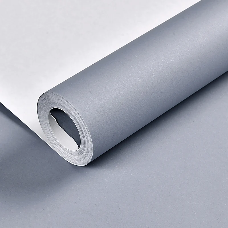 Vochtbestendig Behangrol met zuiver gekleurd patroon en veelkleurige niet-geweven textuur wandbekleding