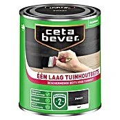 Cetabever Eén laag-beits - Zwart, 750 ml, Mat Easy Strip