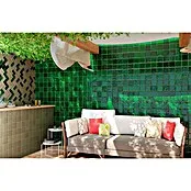 Gras El Barco Wandtegel CHIC Verde - 15 x 15 cm, Groen, Glanzend