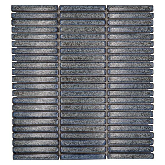 Mozaïektegel stroken CG BBM 41 - 30,8 x 28,2 cm, Zwart, Glanzend