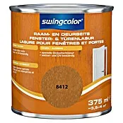 swingcolor Beits voor kozijnen en deuren - Teakhout, 375 ml, Zijdeglans