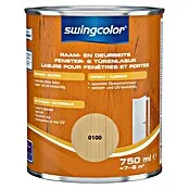 Washable swingcolor Beits voor kozijnen en deuren - Transparant, 750 ml, Zijdeglans