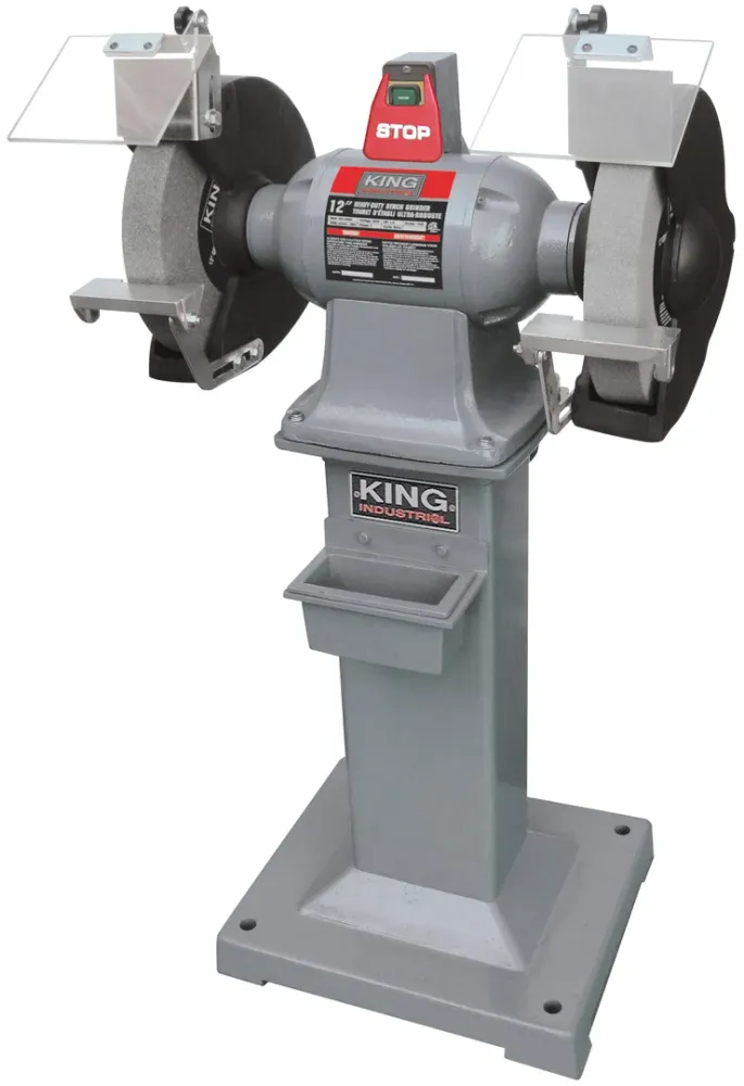 12" Heavy-Duty Bench Grinder w/ Floor Stand No. KC-1295