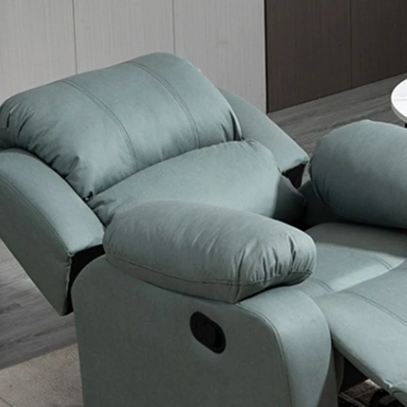 Traditional Leather Manual Recliner 34.3' Wide Zwenkbaar Base Recliner Chair | Robuust | Slijtvast