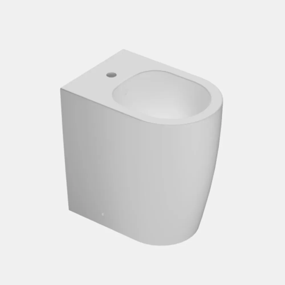 Barrière-vrije Wall-mounted bidet Domus Falerii Fogliolina collection glossy ivoor