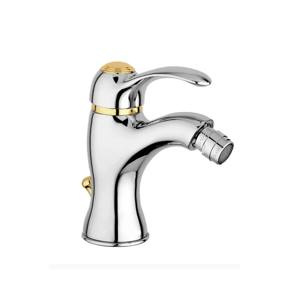 Bidet mixer drain Flavia series model FA135CO chrome-gold color Paffoni