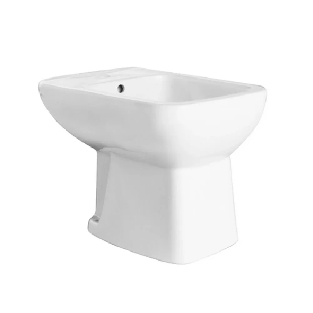 Floor bidet model Jasmine van keramiek 51.5x34.5x39H cm - White