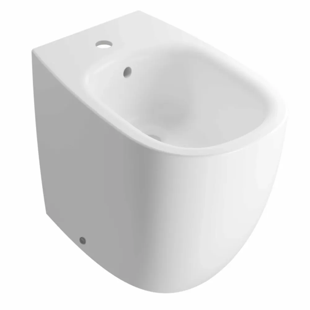 Inbouw Wall-mounted bidet Globo Daily series 53x35xH43 cm - Hoogglans White