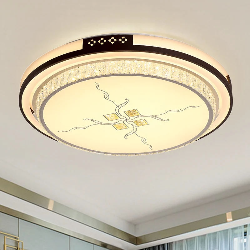 23,5"/31,5"/38,5" diam. witte 2-laags inbouwlamp moderne kristallen LED-plafondlamp, derde versnelling | Snel Thuisbezorgd