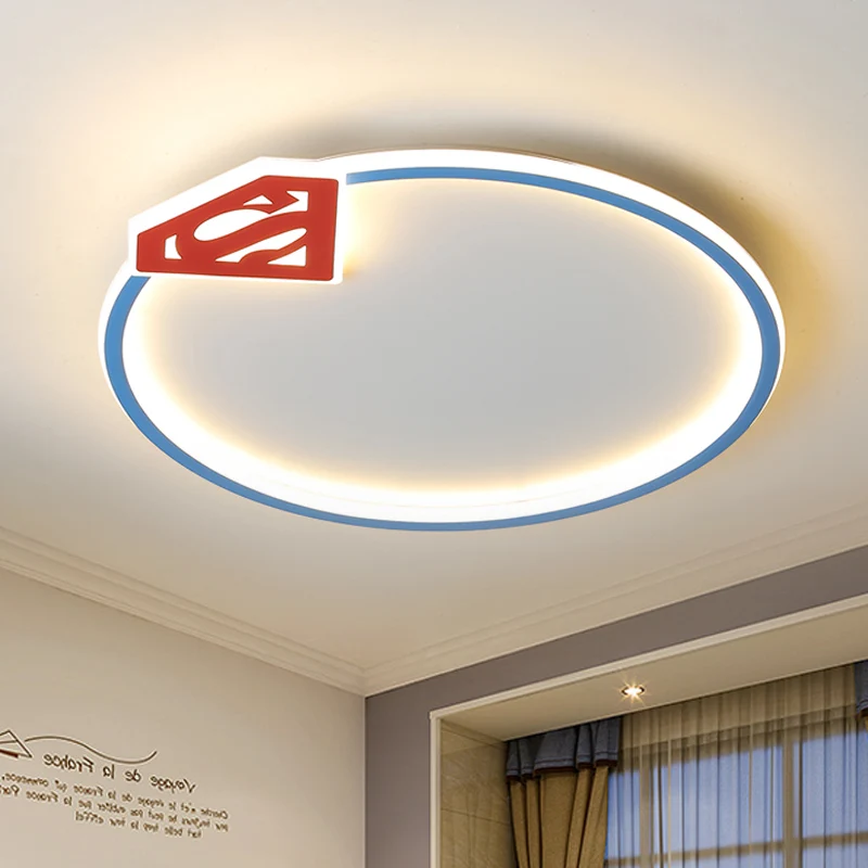 Blauwe Ring Inbouw Plafondlamp Modernistische Acryl LED Inbouwverlichting met Diamant/Kroon Ontwerp voor Slaapkamer met Af...