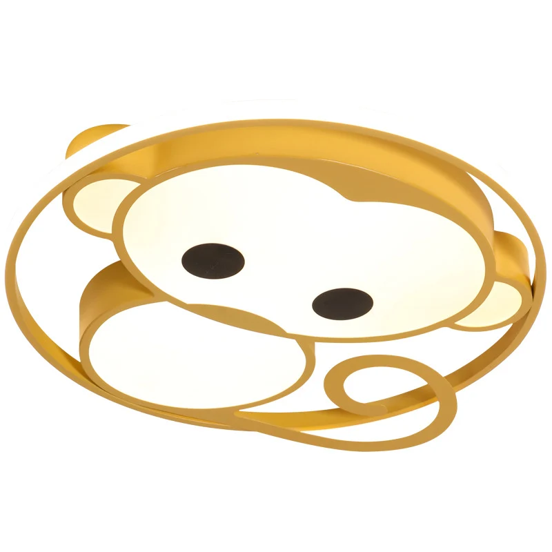 Energiezuinige Monkey Metaal Inbouwplafondlamp Cartoonstijl Inbouwplafondlamp