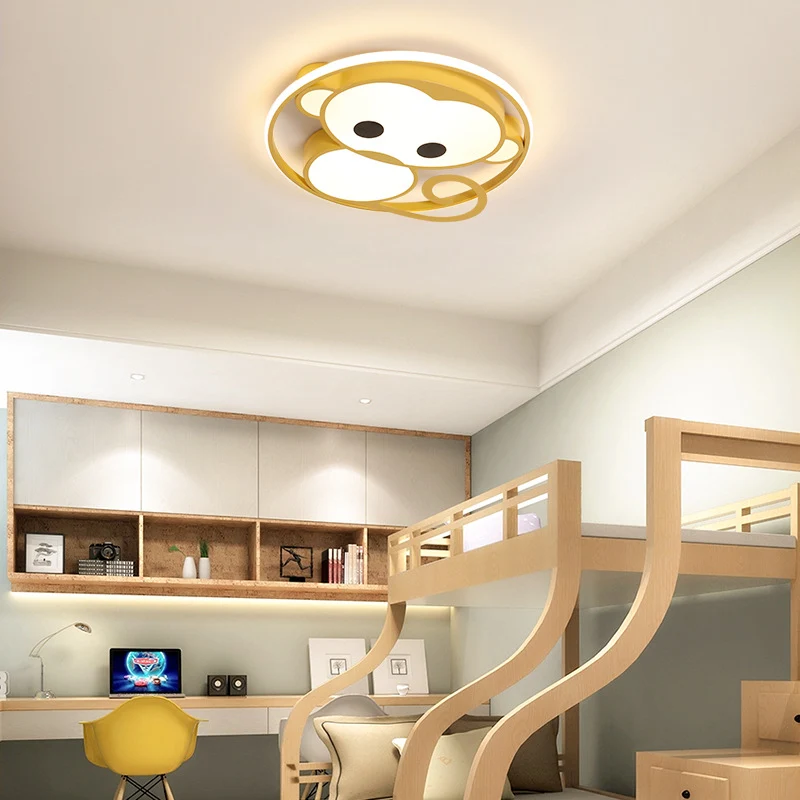 Energiezuinige Monkey Metaal Inbouwplafondlamp Cartoonstijl Inbouwplafondlamp