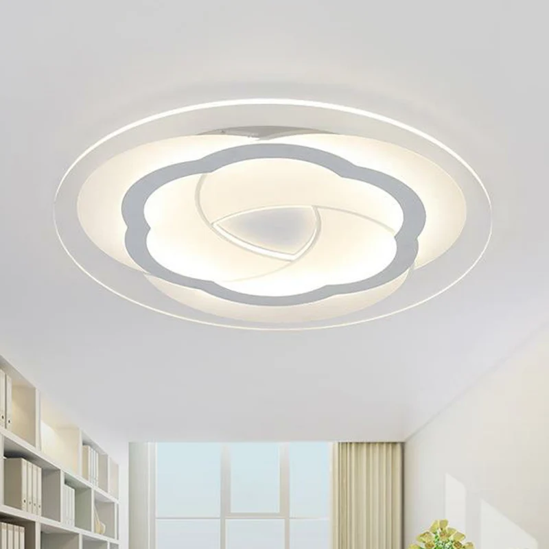 Fel bloemeninbouwlicht Moderne stijl metalen LED-plafondlamp voor woonkamer