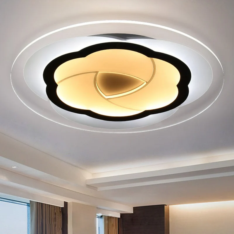 Fel bloemeninbouwlicht Moderne stijl metalen LED-plafondlamp voor woonkamer