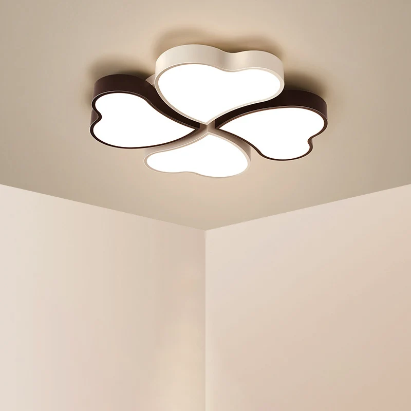 IP44 Waterdichte Klavervormige foyer LED-plafondlamp Acryl Scandinavische stijl inbouwlamp