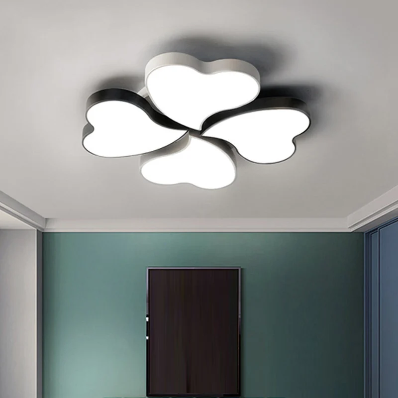 IP44 Waterdichte Klavervormige foyer LED-plafondlamp Acryl Scandinavische stijl inbouwlamp