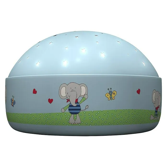 Niermann Led-nachtlicht Lolo Lombardo - RGB, Loopt op batterijen, Ø x h: 12 x 7,5 cm