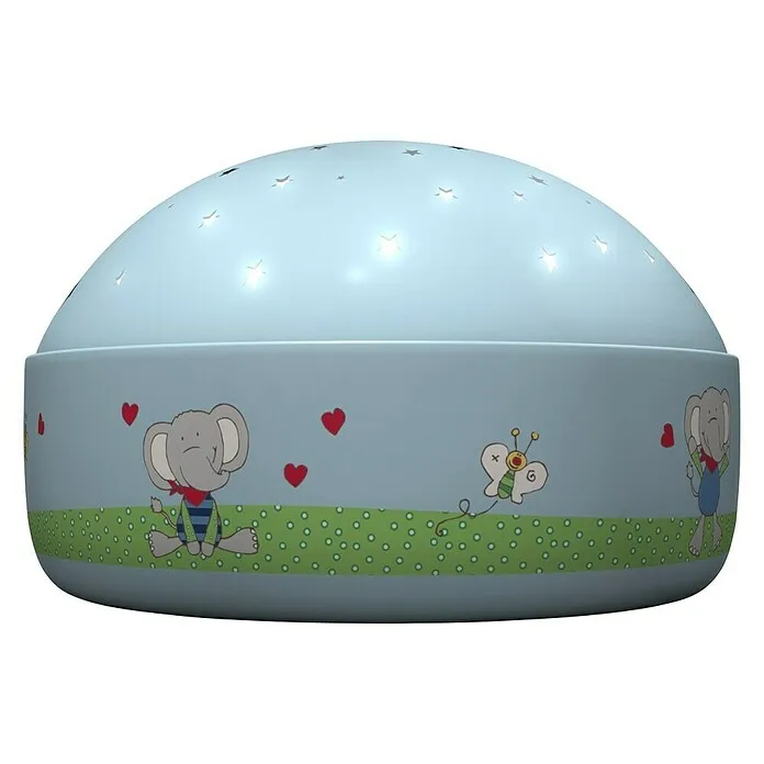 Niermann Led-nachtlicht Lolo Lombardo - RGB, Loopt op batterijen, Ø x h: 12 x 7,5 cm