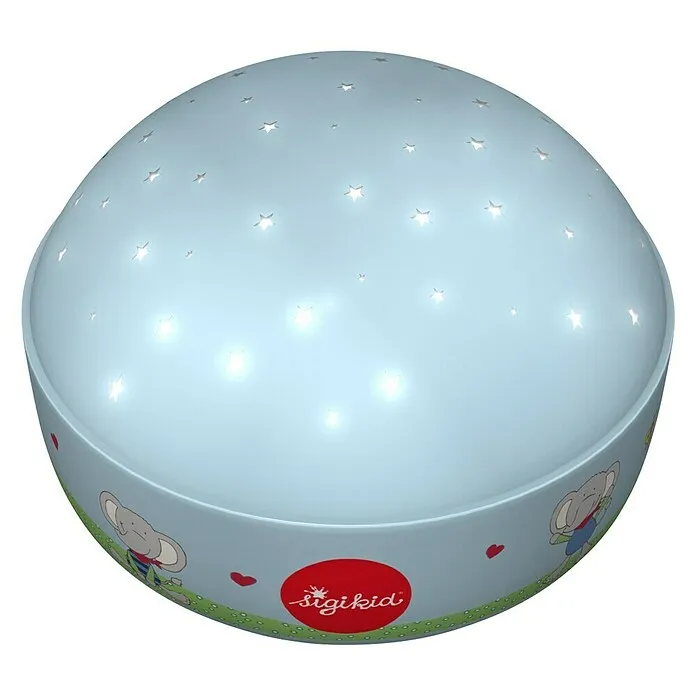 Niermann Led-nachtlicht Lolo Lombardo - RGB, Loopt op batterijen, Ø x h: 12 x 7,5 cm