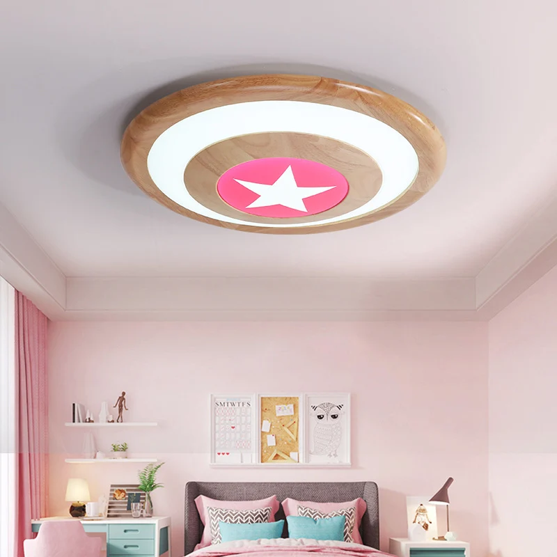 Nordic Circle inbouwlamp met ster acryl LED-plafondlamp voor babykamer | Snel Thuisbezorgd