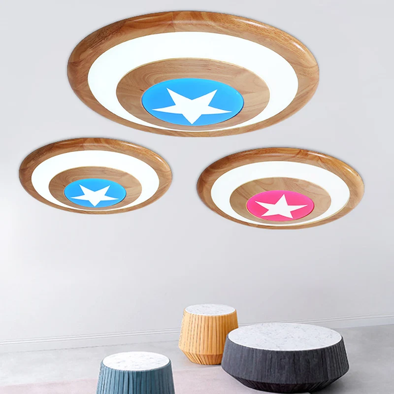 Nordic Circle inbouwlamp met ster acryl LED-plafondlamp voor babykamer | Snel Thuisbezorgd