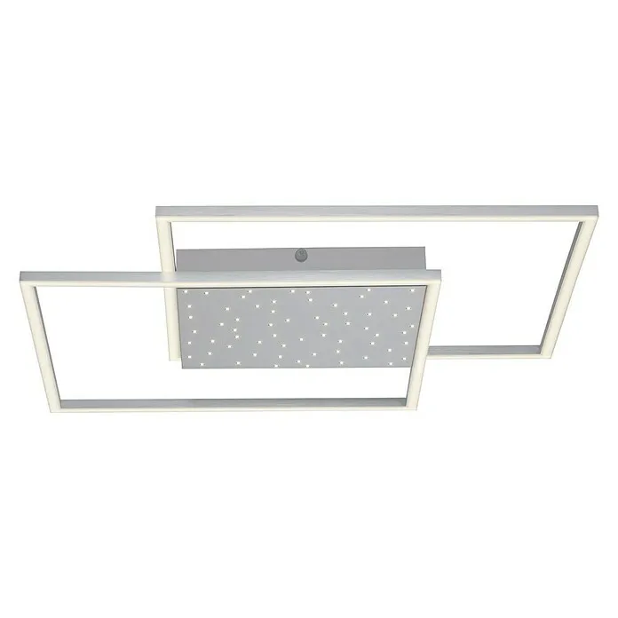Paul Neuhaus Led-plafondlamp - 57 W, l x b x h: 67 x 67 x 5 cm, Meerkleurig met Afstandsbediening