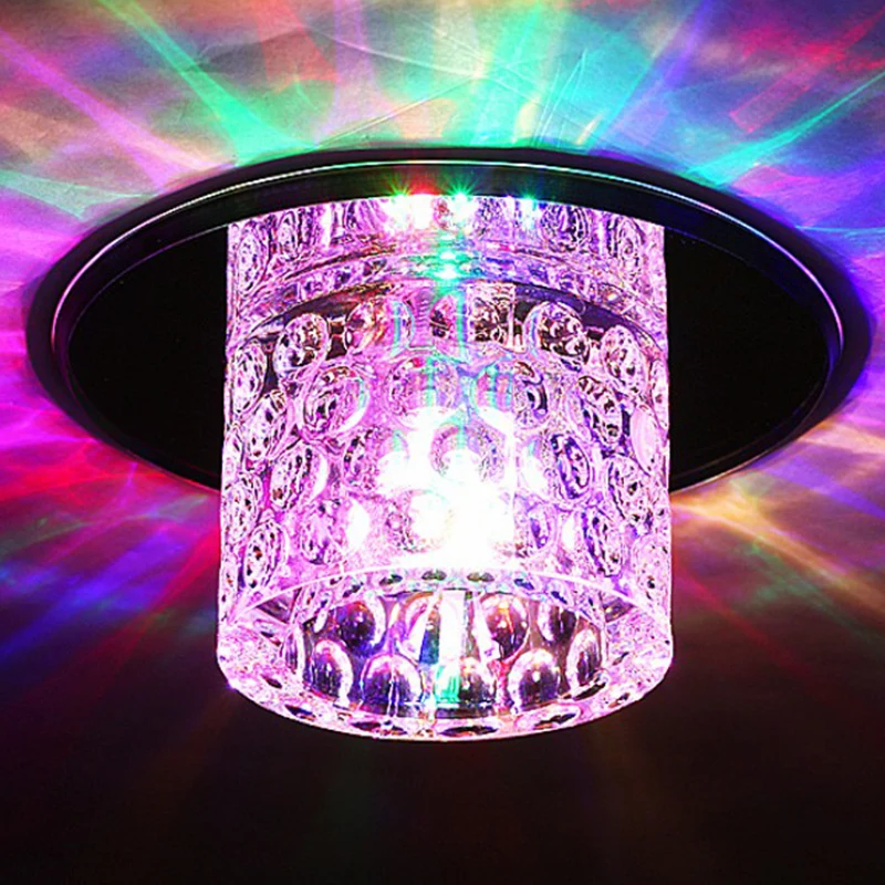 Premium LED Cilindrische LED-inbouwplafondlamp Eenvoud Gedeukt kristalhelder inbouwlicht voor gang
