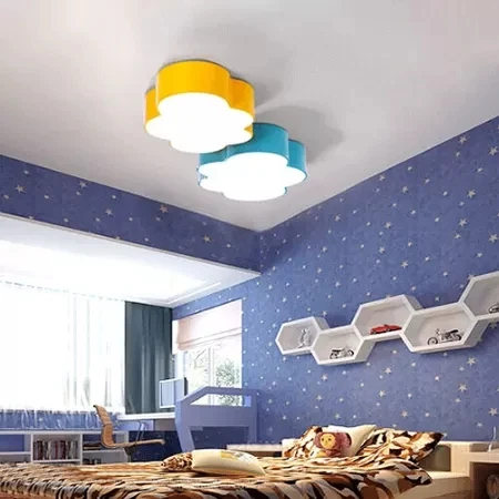 Snoepkleurige wolk-inbouwplafondlamp Cartoon acrylplafondlamp voor kinderkamer | Snel Thuisbezorgd