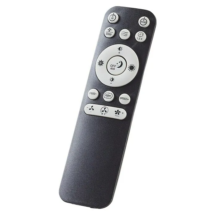 Brilliant Plafondventilator met LED verlichting - Zwart, 48,5 cm, 40 W met Afstandsbediening