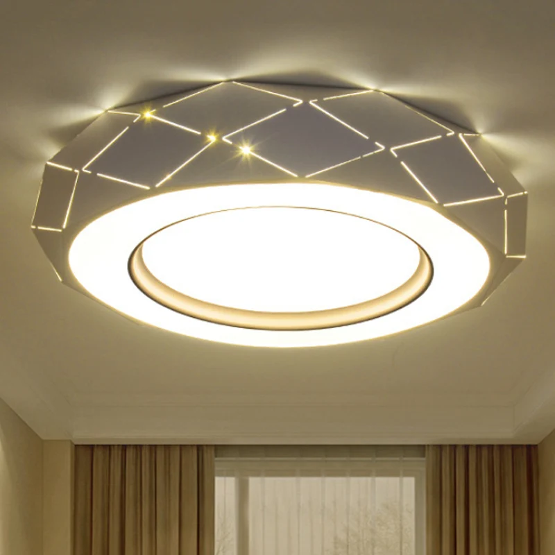 Uitgeholde acryl schaduw inbouw LED-plafondlamp wit, 11"/19,5"/24,5" uitgebreid