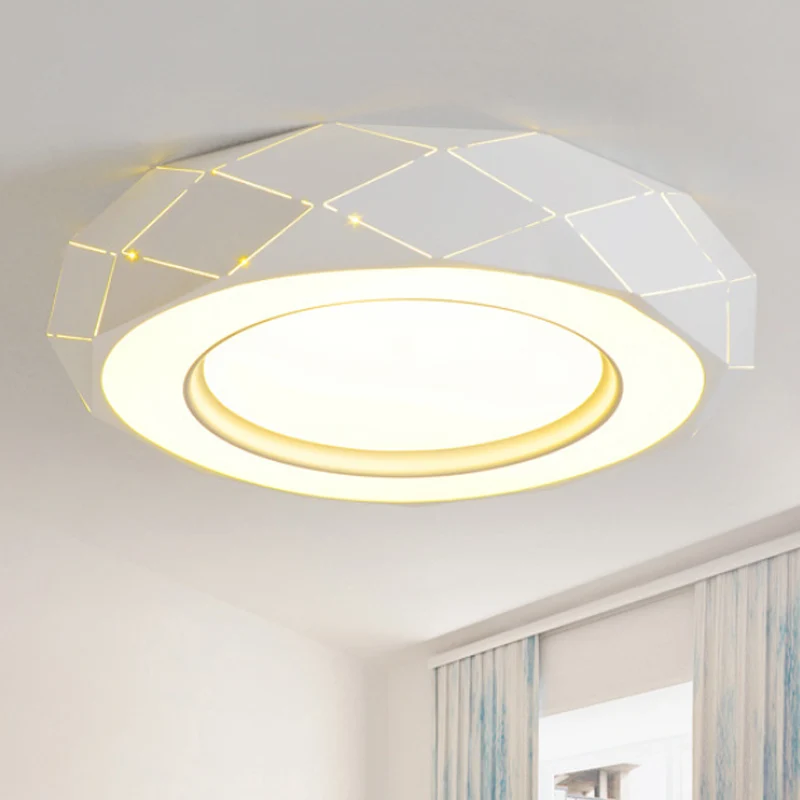 Uitgeholde acryl schaduw inbouw LED-plafondlamp wit, 11"/19,5"/24,5" uitgebreid
