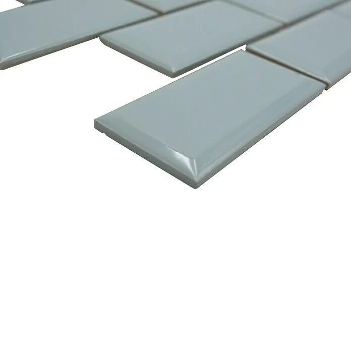 Mozaïektegel Metro Uni CG M17MG - 29,1 x 29,6 cm, Mintgroen, Glanzend
