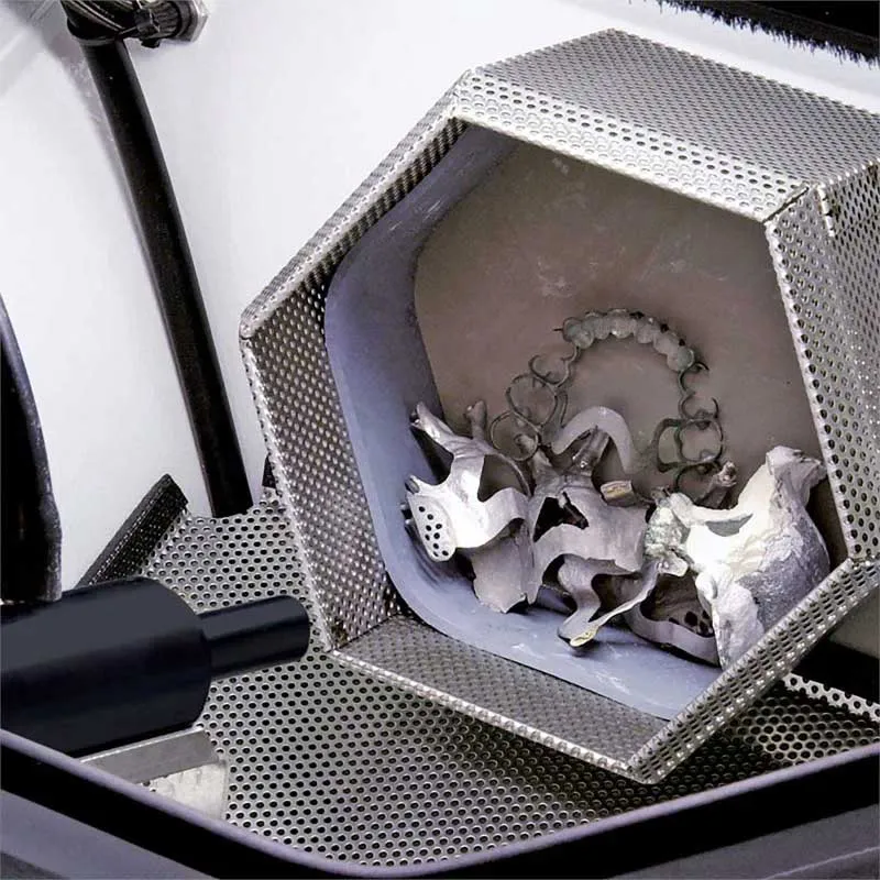 Gecertificeerd Protection Bottom Basket Rotating Sandblaster Variojet - Natuurrubber.