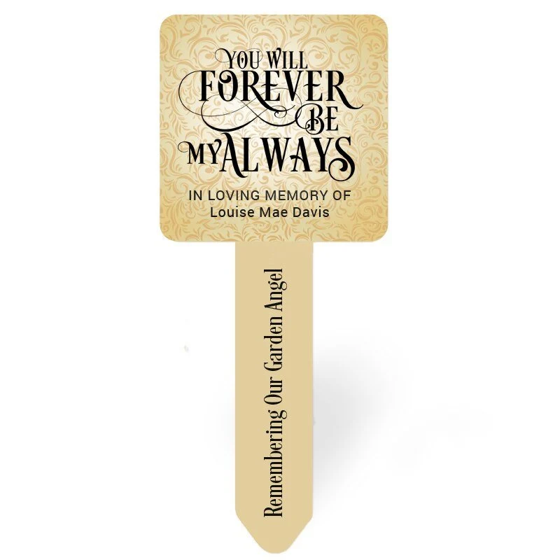 Golden Flourish Uniek gemaakt Memorial Garden Plant Stake