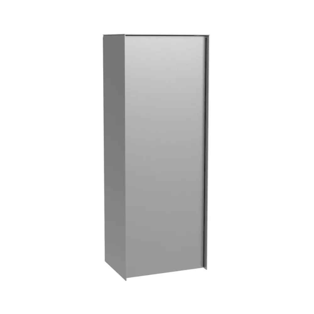 eSafe Dropbox Klein Pakketbrievenbus Blank aluminiumkleurig RAL 9006