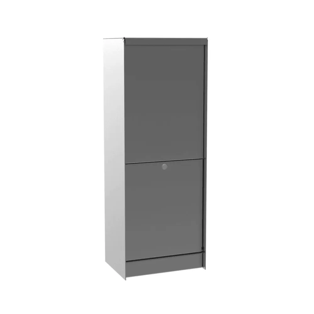 eSafe Dropbox Klein Pakketbrievenbus Blank aluminiumkleurig RAL 9006